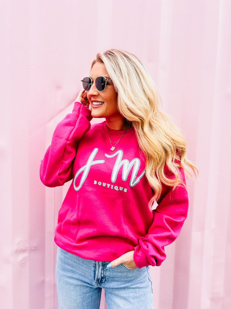 JM Original Sweatshirt - Heliconia Pink