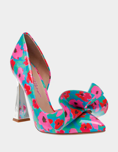 Betsey Johnson Nobble-P Pink/Blue Multi