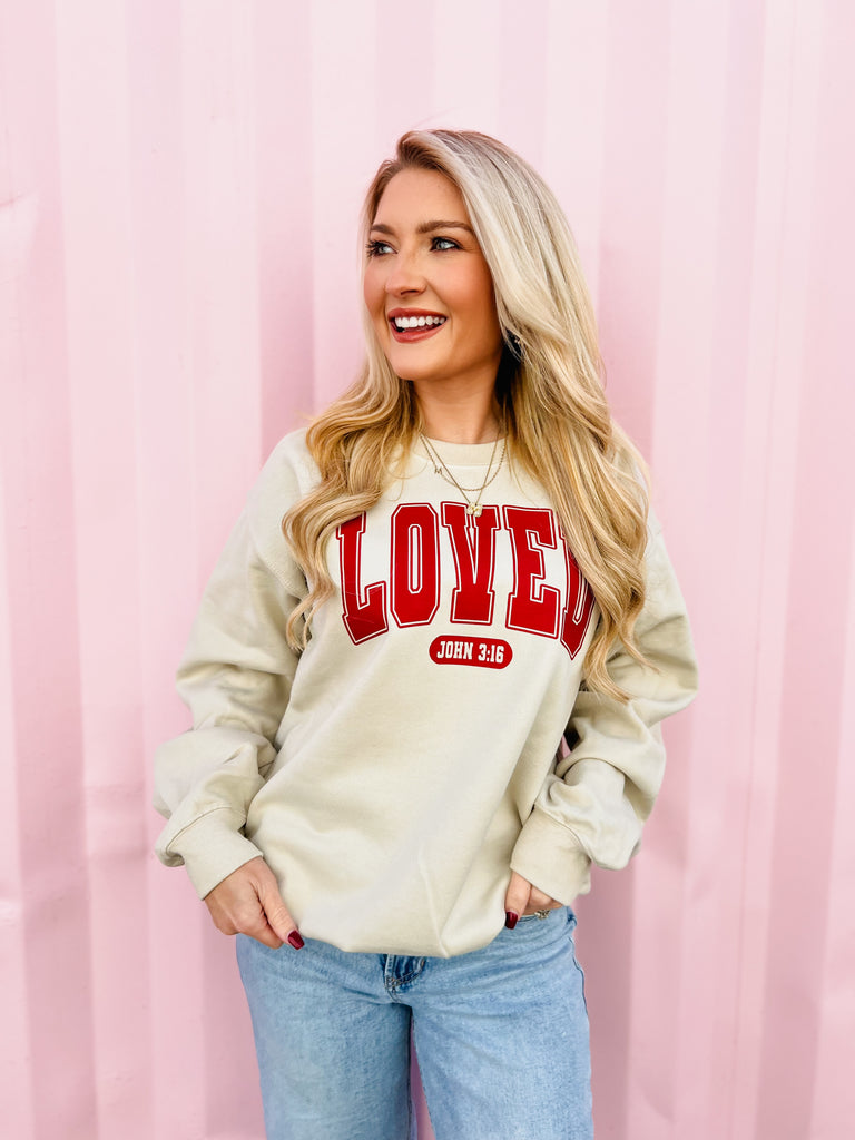 Loved John 3:16 Sweatshirt