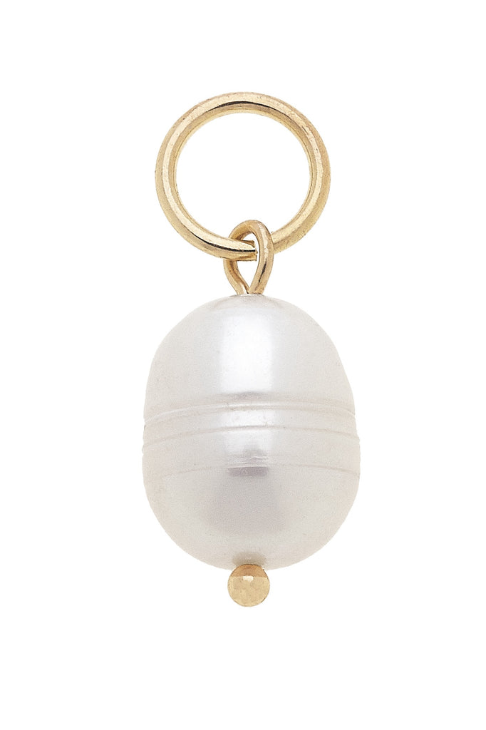 Baroque Pearl Charm in Ivory