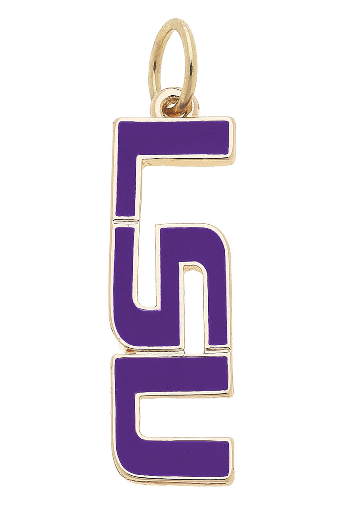 LSU Tigers Enamel Logo Charm