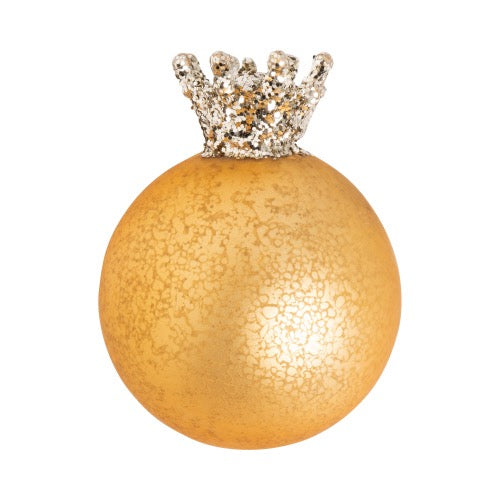 Gold Crown Christmas Ornament